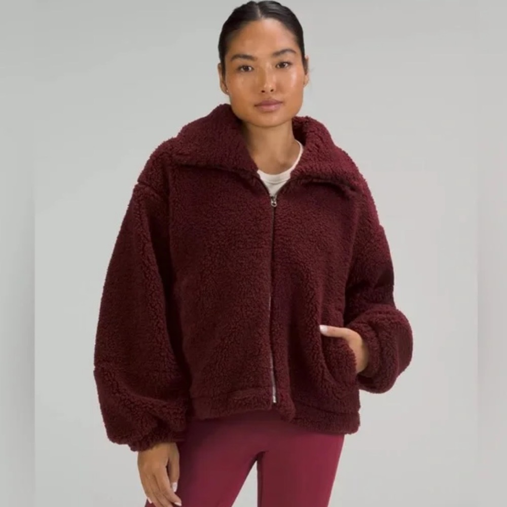 LULULEMON FLEECE ZIP UP, NEVER WORN, NO TAGS!